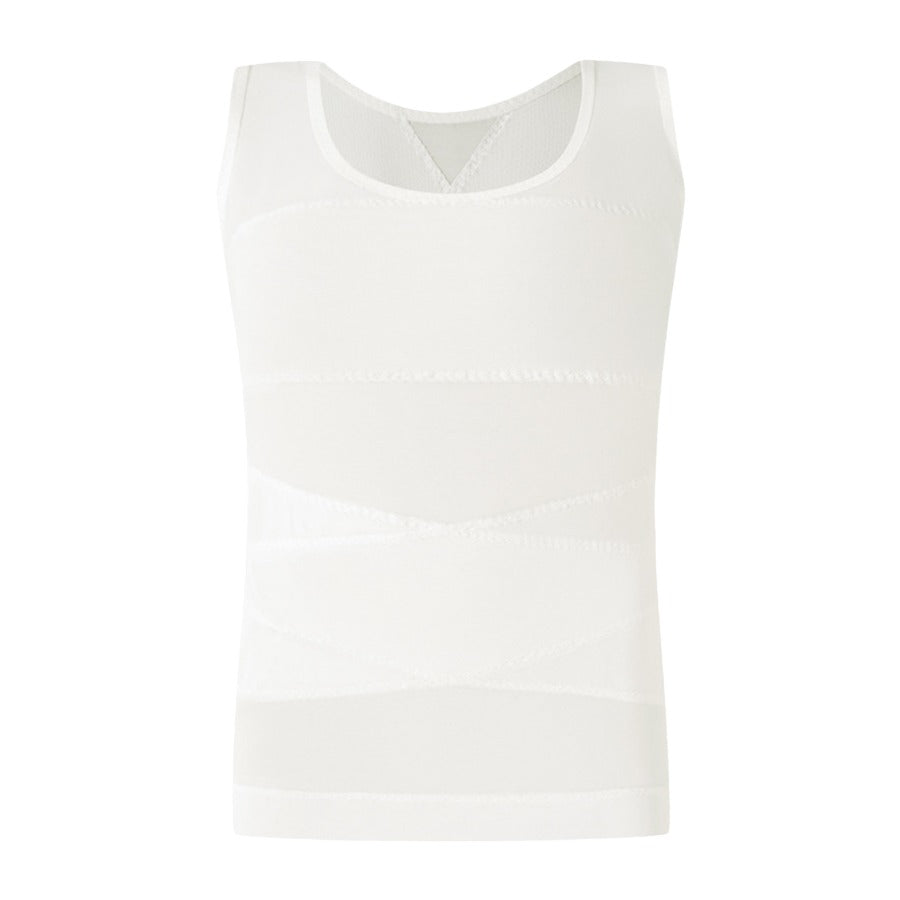 Sculpt Your Physique: Breathable Men's Mesh Compression Vest