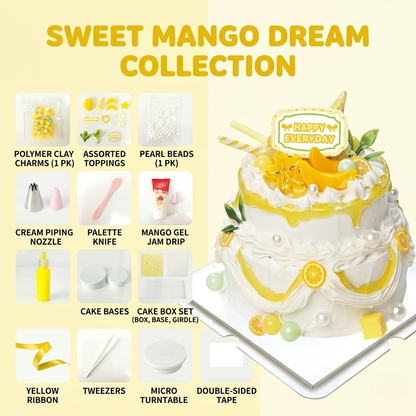 DIY Mini Cake Kit: The Ultimate Food Play & Decoden Cream Glue Craft