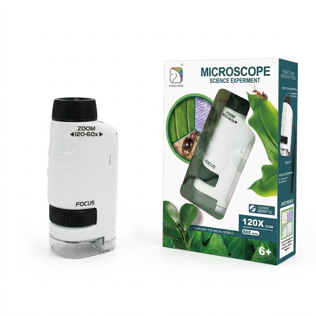 Explore the Unseen: Portable Kids' Microscope Kit