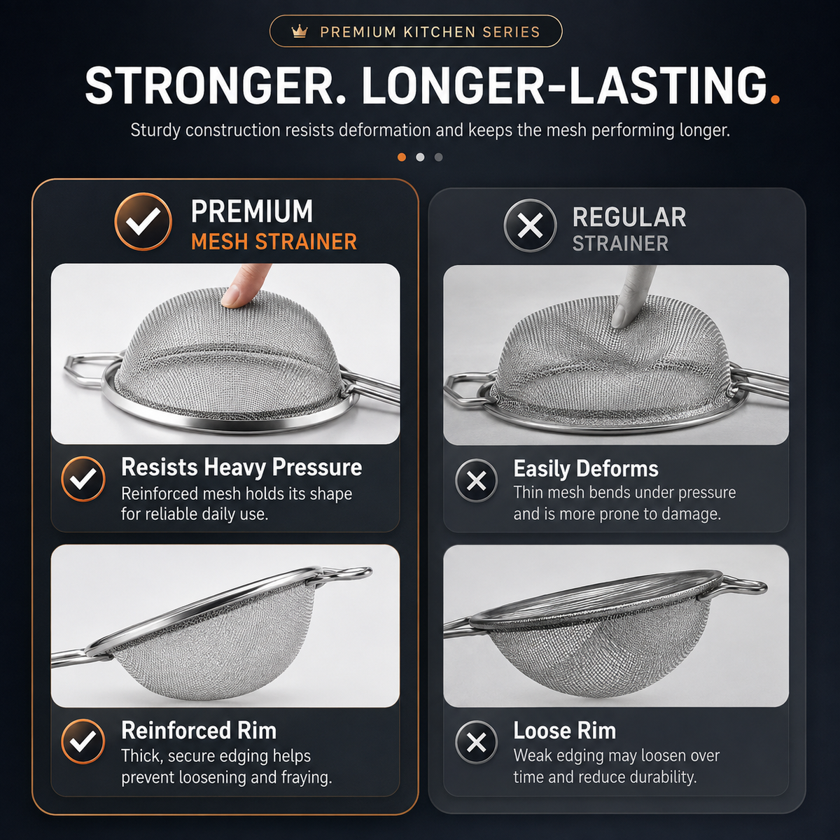 304 Stainless Steel Multi-Purpose Strainer