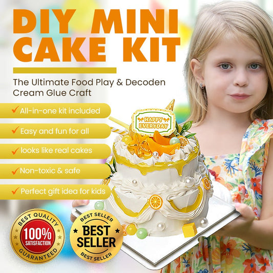 DIY Mini Cake Kit: The Ultimate Food Play & Decoden Cream Glue Craft