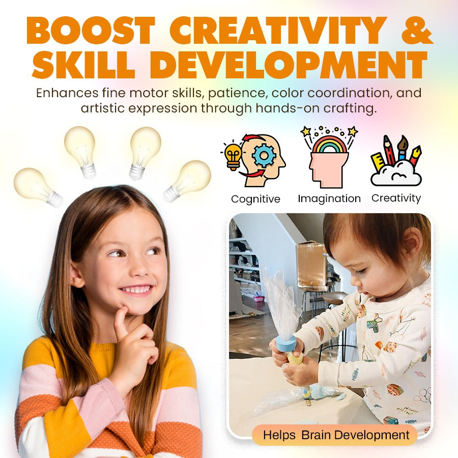 DIY Mini Cake Kit: The Ultimate Food Play & Decoden Cream Glue Craft