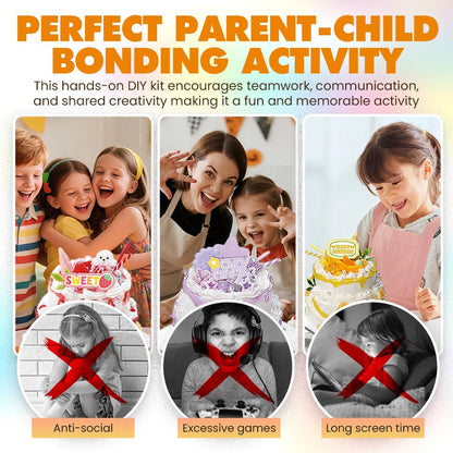DIY Mini Cake Kit: The Ultimate Food Play & Decoden Cream Glue Craft