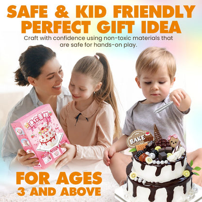 DIY Mini Cake Kit: The Ultimate Food Play & Decoden Cream Glue Craft