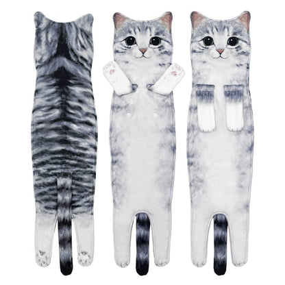😺Funny Cat Hand Towels