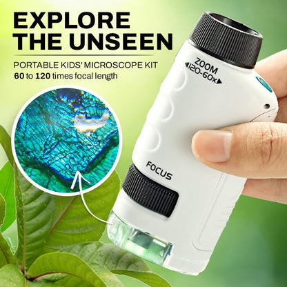 Explore the Unseen: Portable Kids' Microscope Kit