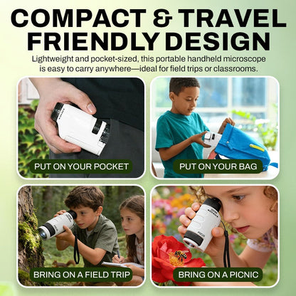 Explore the Unseen: Portable Kids' Microscope Kit