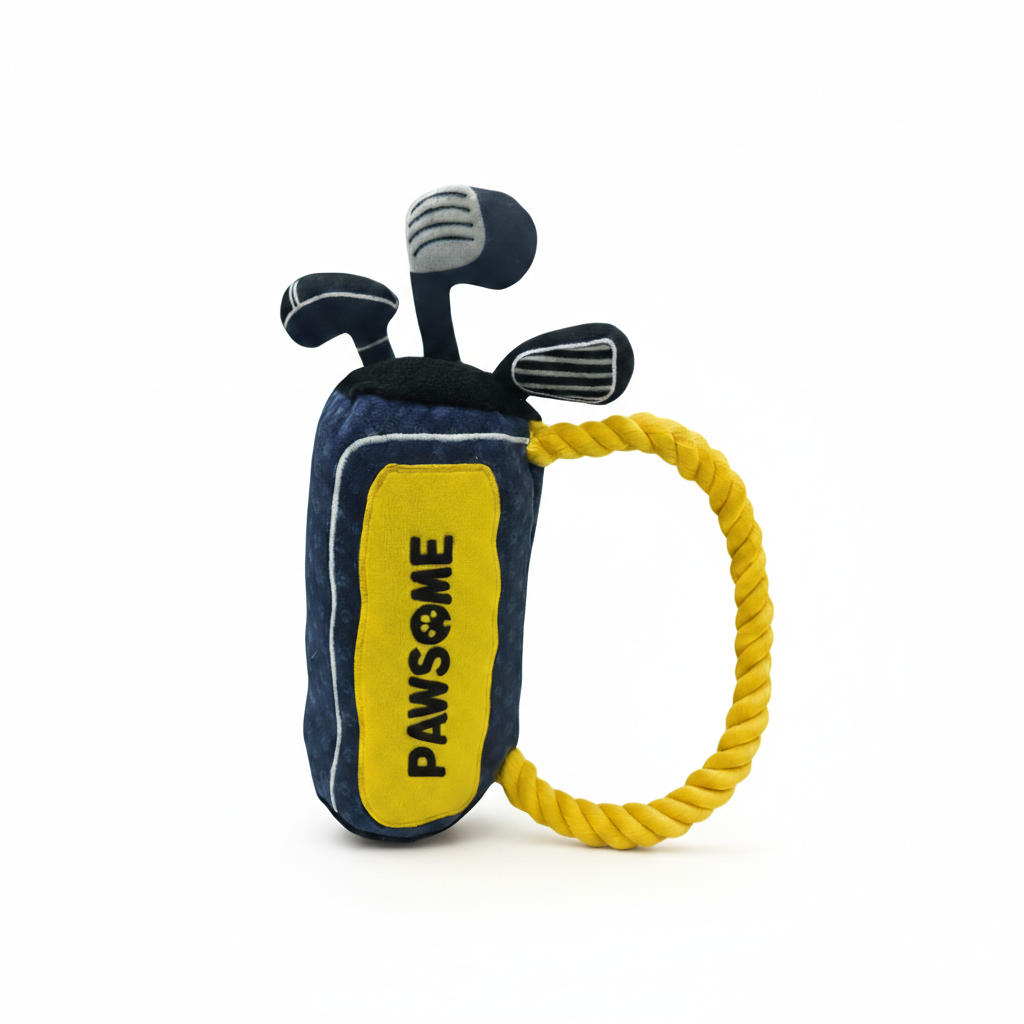 Pawsome Pulse Golf Bag Dog Toy