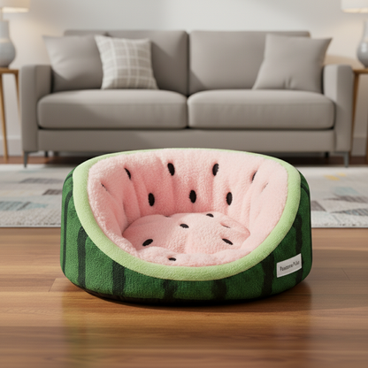 Pawsome Pulse Watermelon Cozy Pet Bed