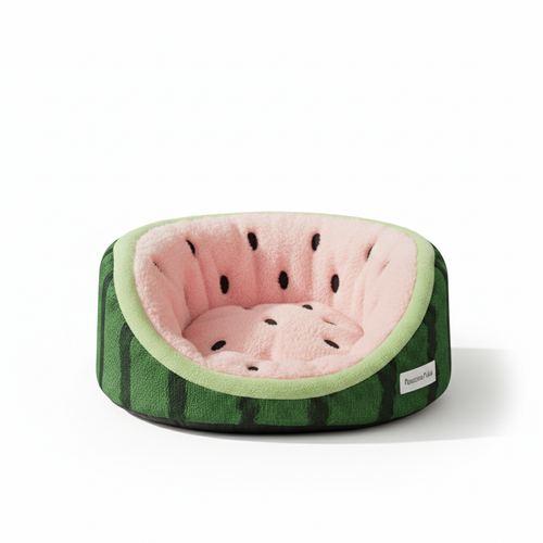 Pawsome Pulse Watermelon Cozy Pet Bed
