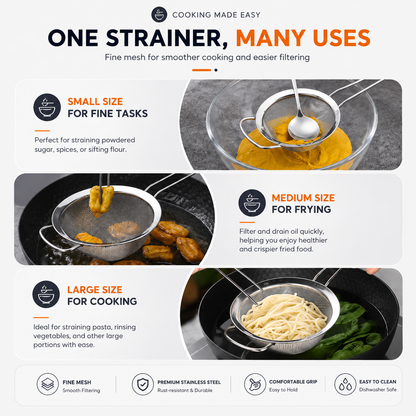304 Stainless Steel Multi-Purpose Strainer